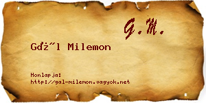 Gál Milemon névjegykártya